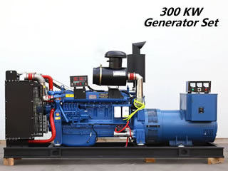 300 किलोवाट ओपन डीजल जेनरेटर सेट आईएसओ इलेक्ट्रिक डीजल जेनरेटर